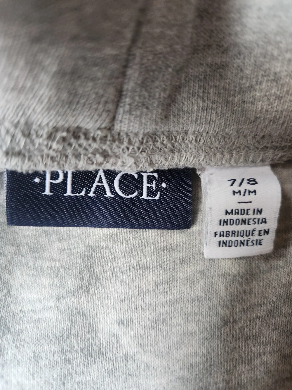 Children's Place Kids Jogger Pants in Light Gray & Black